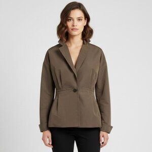 Vintage Lida Baday Brown Peplum Blazer - 8, Canadian designer 🇨🇦